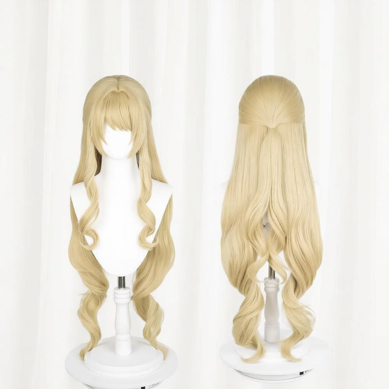 Genshin Impact Navia Long Golden Hair