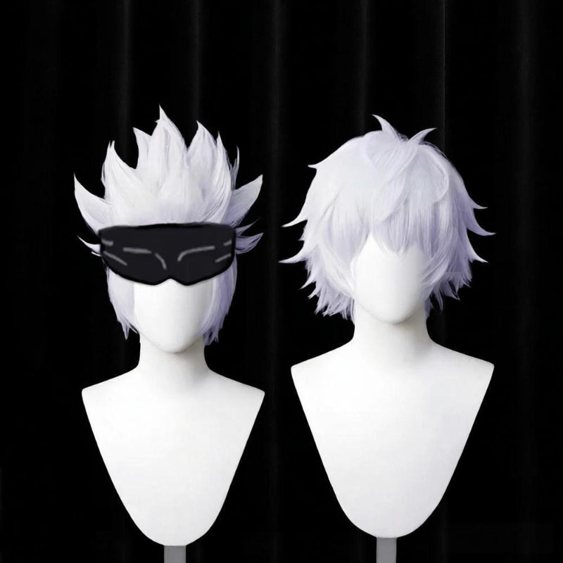 Jujukaitsu Kaisen Satoru Gojo Short White Hair