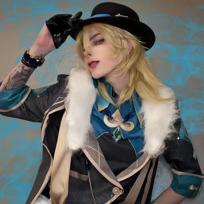 Honkai: Star Rail Aventurine Long Golden Hair