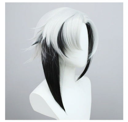 Genshin Impact Arlecchino Short/Long Mix Hair