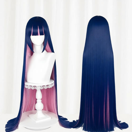 Panty & Stocking with Garterbelt Anarchy Stocking Long Pink and Dark Purple Hair