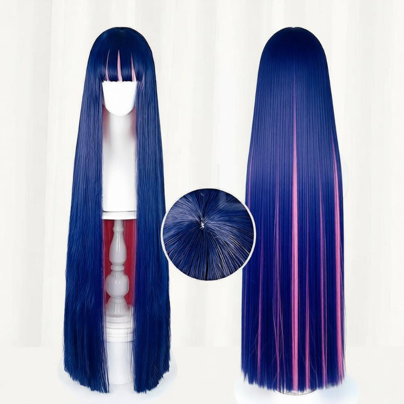 Panty & Stocking with Garterbelt Anarchy Stocking Long Pink and Dark Purple Hair