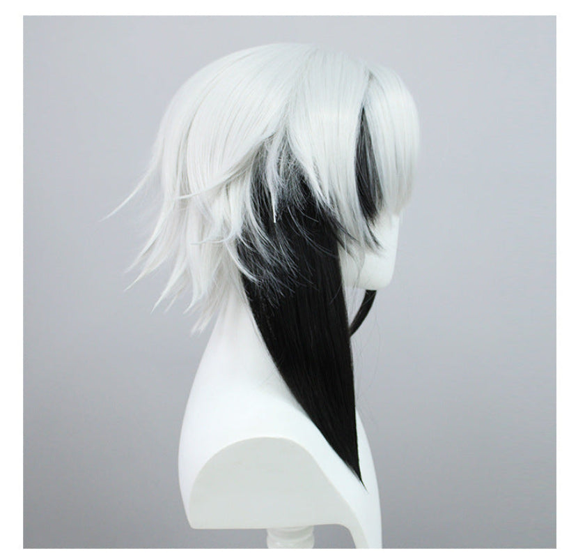 Genshin Impact Arlecchino Short/Long Mix Hair