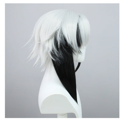 Genshin Impact Arlecchino Short/Long Mix Hair